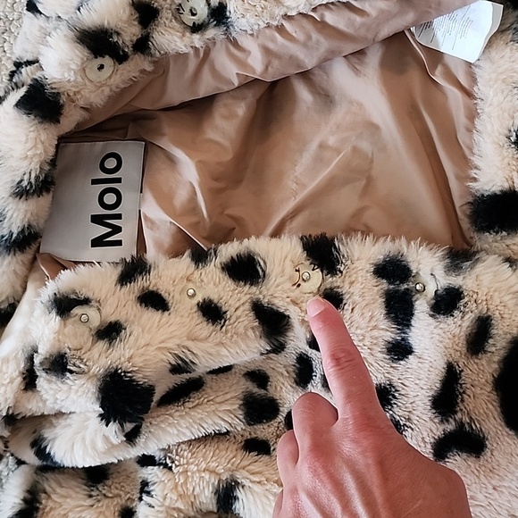 MOLO Baby Girl Ulva Wild Dot Print Jacket - Picture 12 of 12